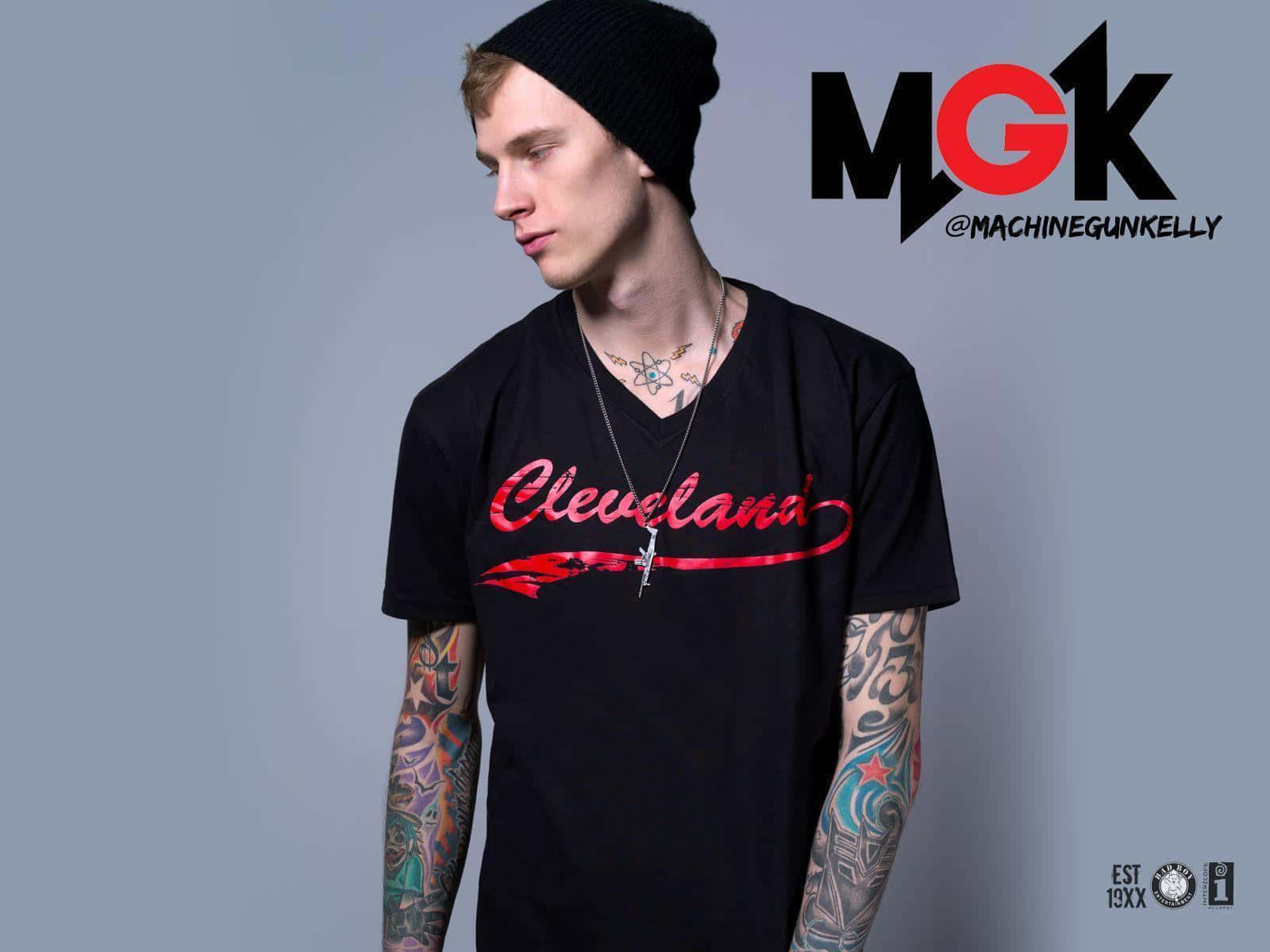 Rapper MGK 喺舞台上表演 壁紙