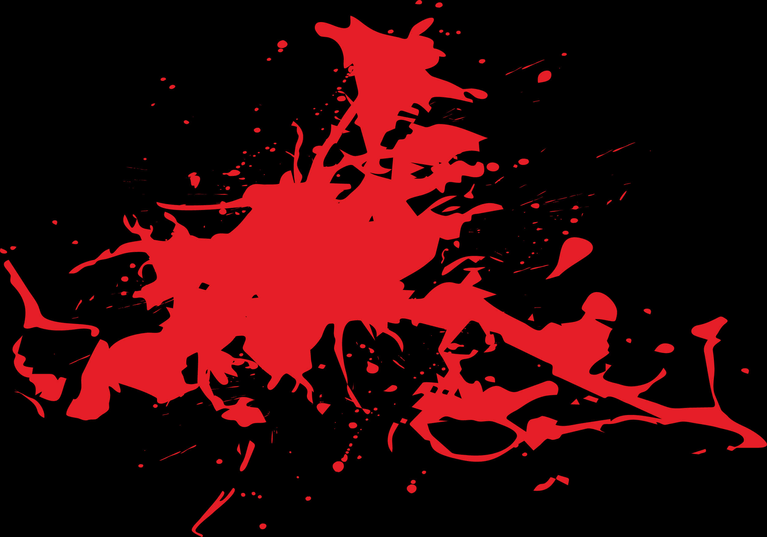Red Blood Splatter Graphic 壁紙