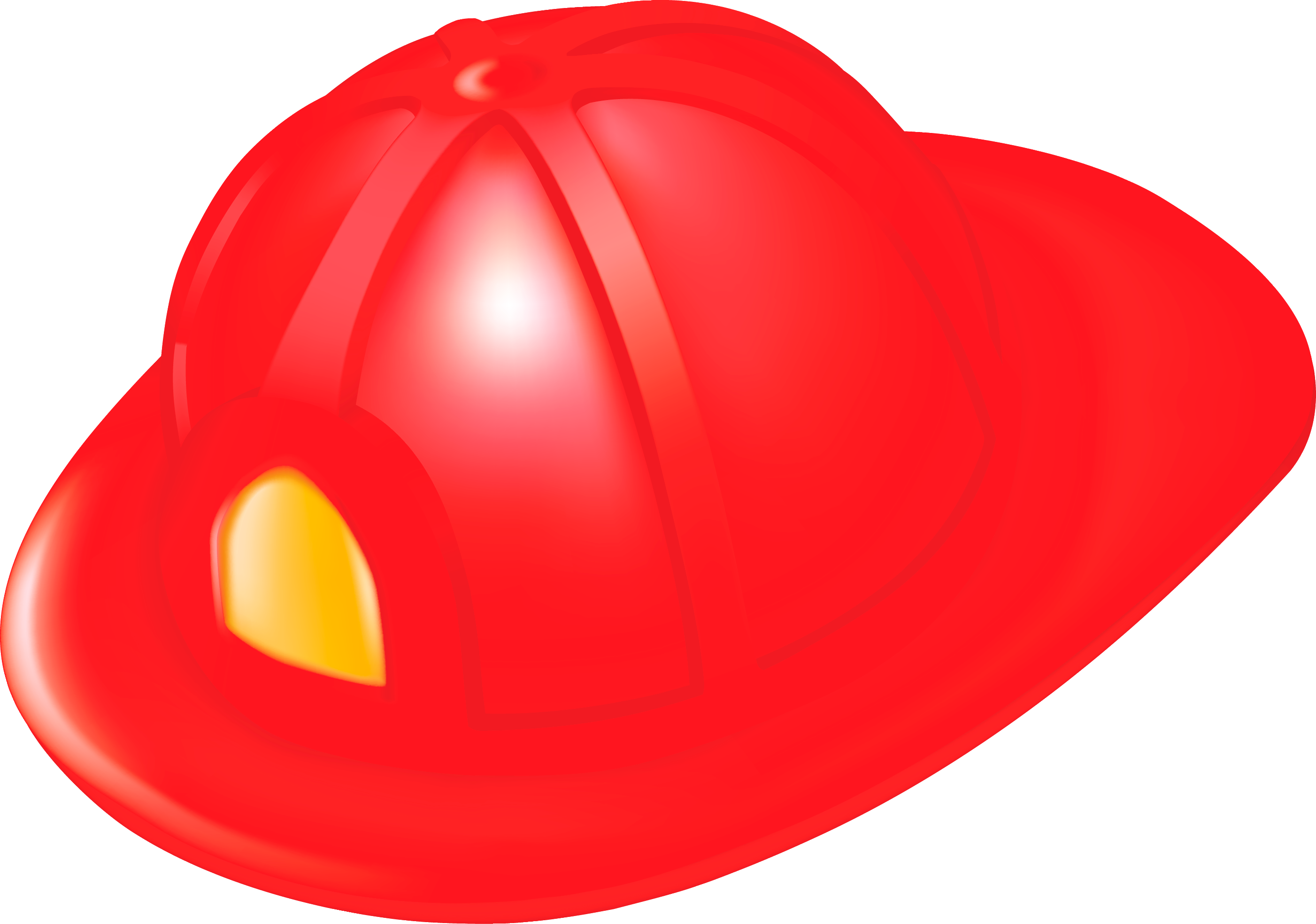 Red Firefighter Helmet Illustration 壁紙