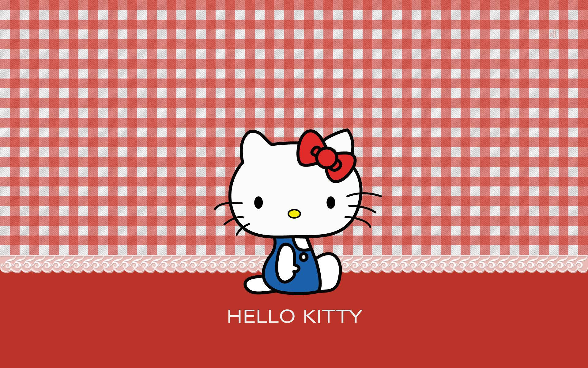 紅色Hello Kitty三麗鷗壁紙