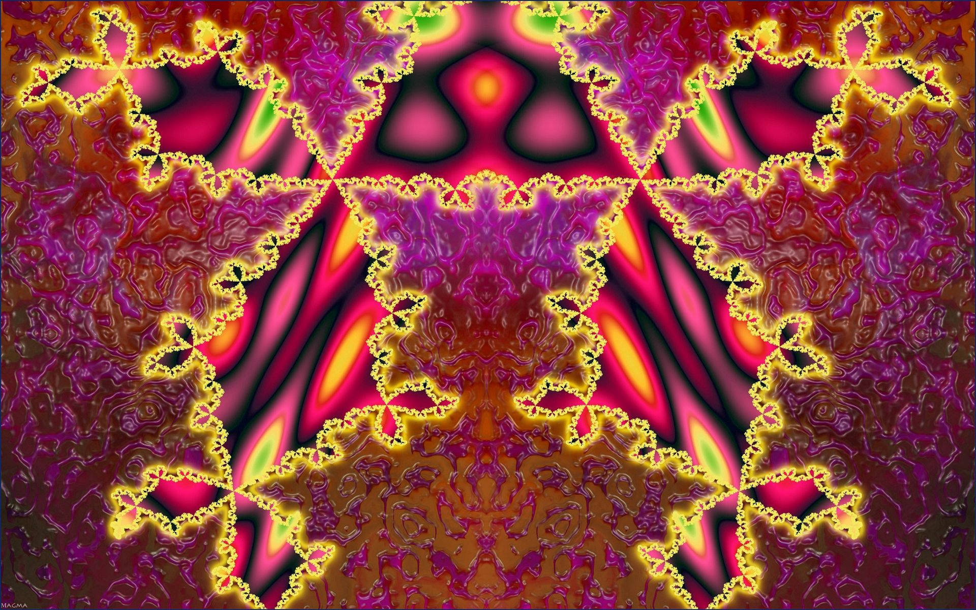 紅色背景的紅黑光影錯覺
