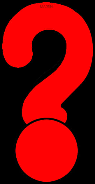 Red Question Mark Black Background 壁紙