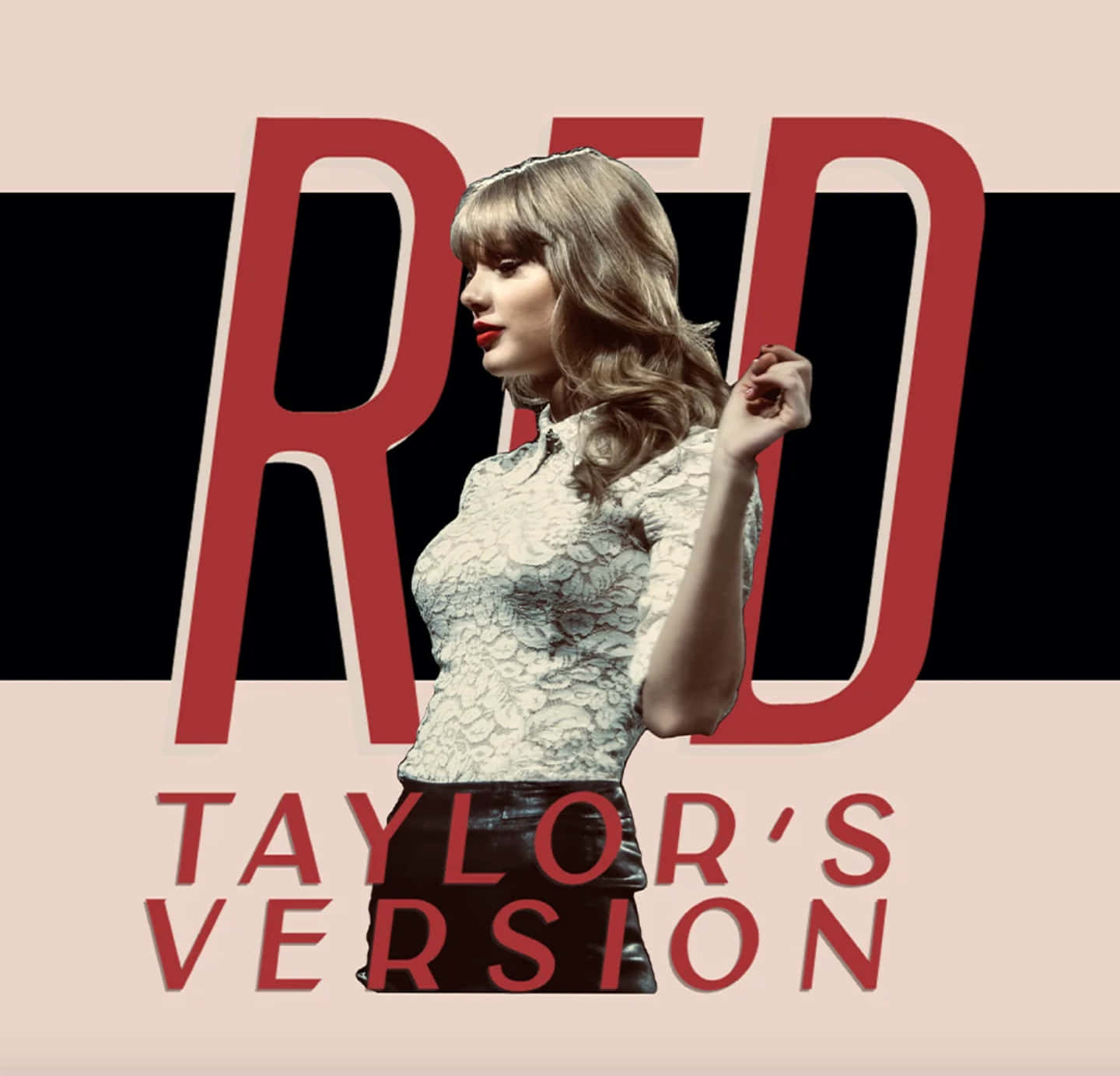《Red (Taylor’s Version)》專輯封面美學 壁紙
