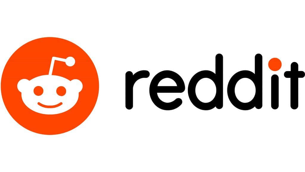 Reddit 標誌配上橙色和白色圓圈 壁紙