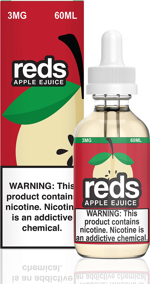 Reds Apple E Juice 產品警告 壁紙