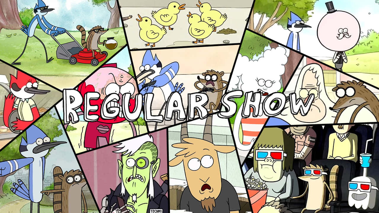 Regular Show 1280 x 720 背景 壁紙