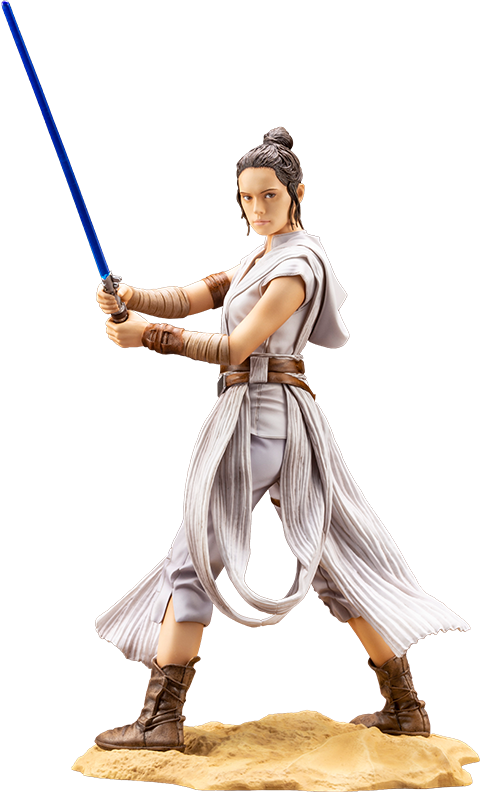 Rey 持光劍造型雕像 壁紙