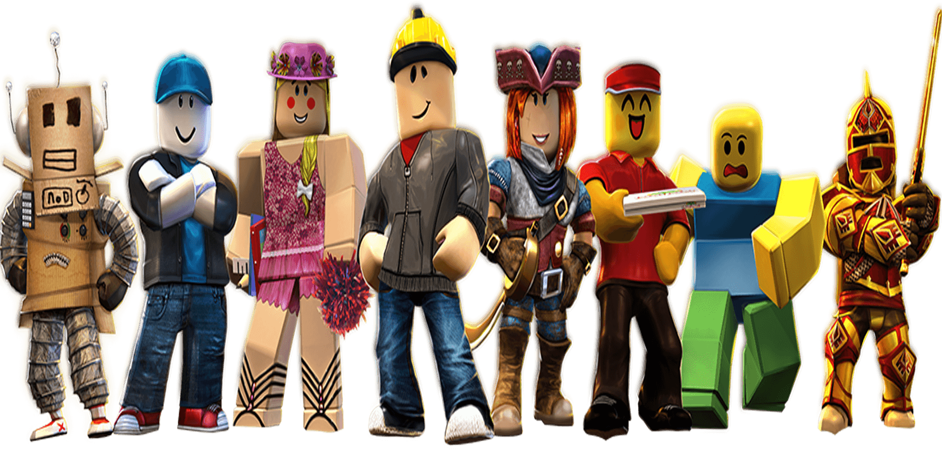 Roblox 角色多樣陣容 壁紙
