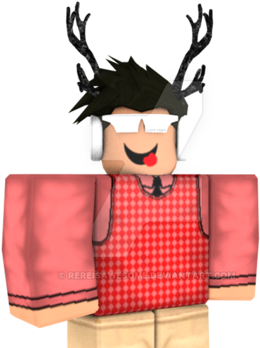 Roblox角色戴住耳筒同鹿角 壁紙