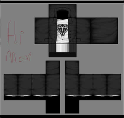 Roblox 衣服模板 鑽石圖案 壁紙