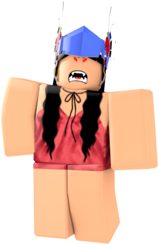 Roblox_ 角色_ 美洲原住民頭飾.PNG 壁紙