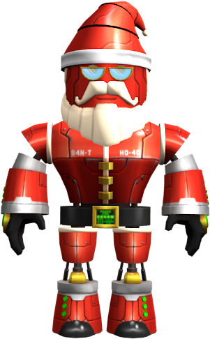 機械聖誕老人角色 Roblox 壁紙