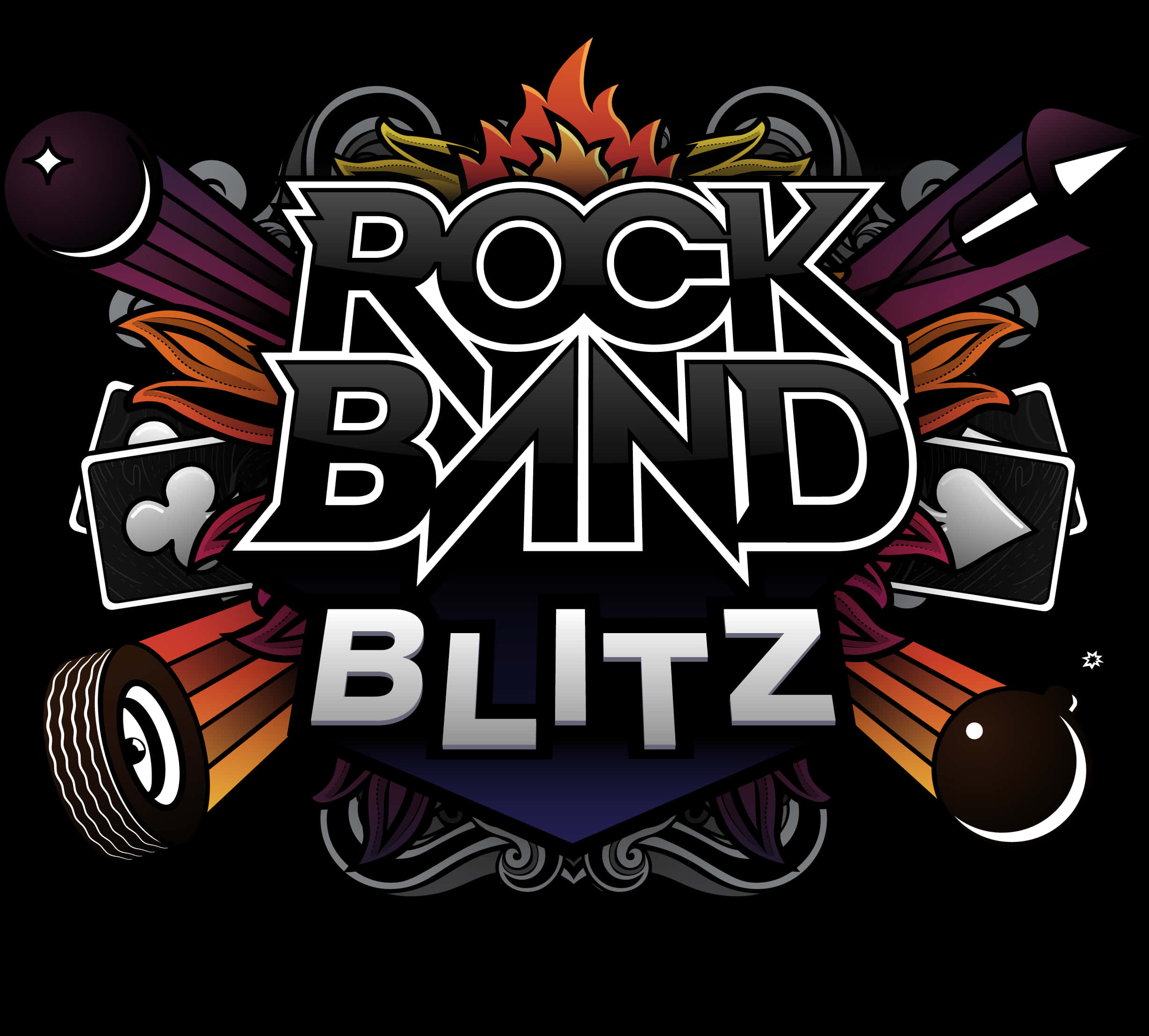 Rock Band Blitz 標誌 壁紙