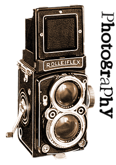 古典Rolleiflex雙鏡反光相機 壁紙