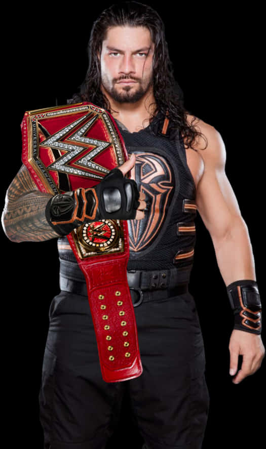 Roman Reigns WWE冠軍肖像 壁紙