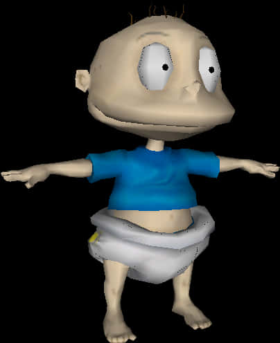 Rugrats 3D角色模型 壁紙