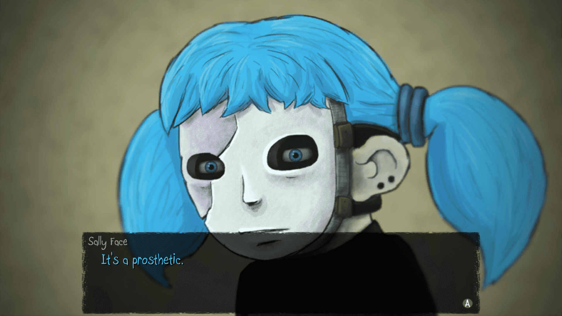 Sally Face 1920 x 1080 背景 壁紙