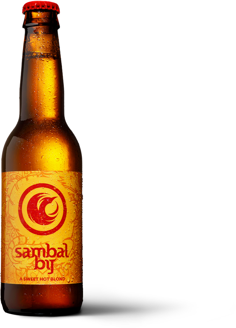 琥珀啤酒瓶 Sambal B J 金黃艾爾 壁紙