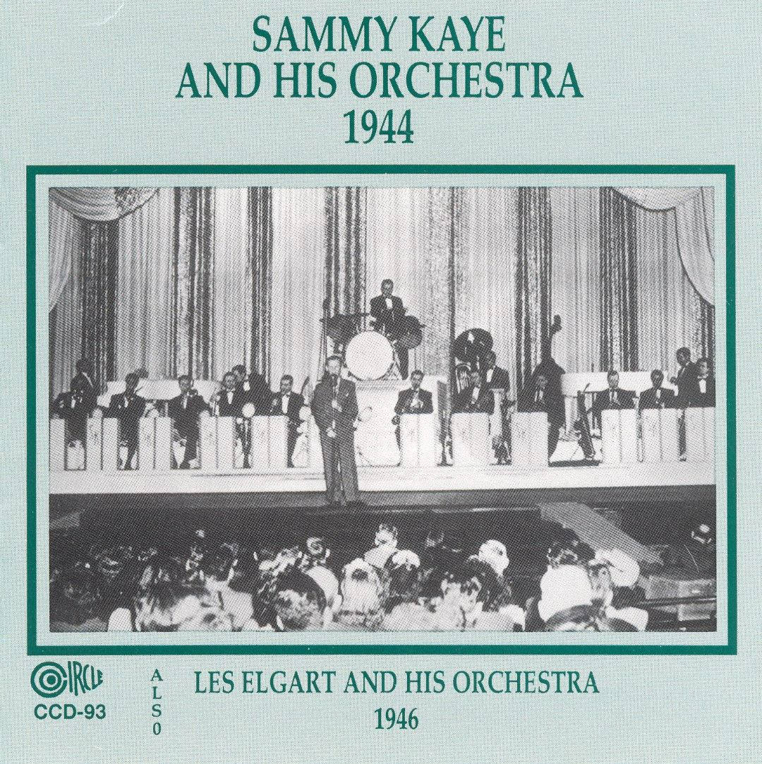 Sammy Kaye 和他的樂團於1944年在裝飾過的舞台上現場表演。