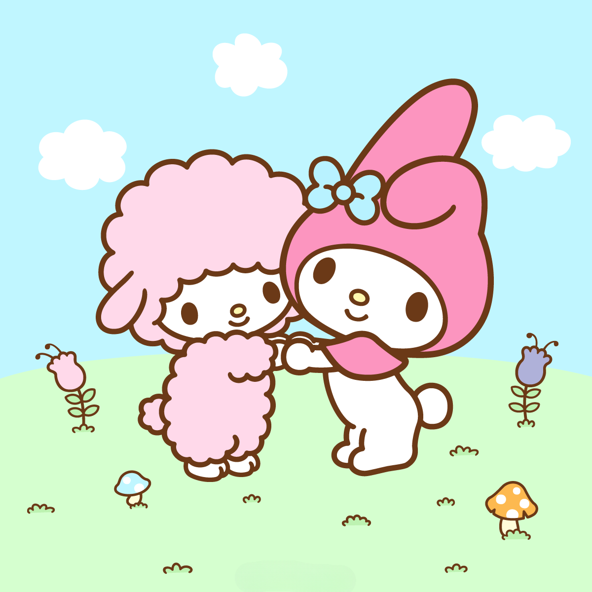 Sanrio background 壁紙