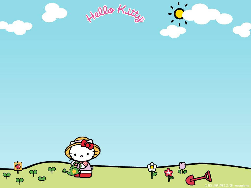 三麗鷗Hello Kitty園藝壁紙
