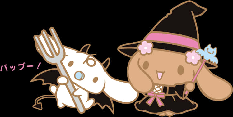 Sanrio 角色萬聖節服裝 壁紙