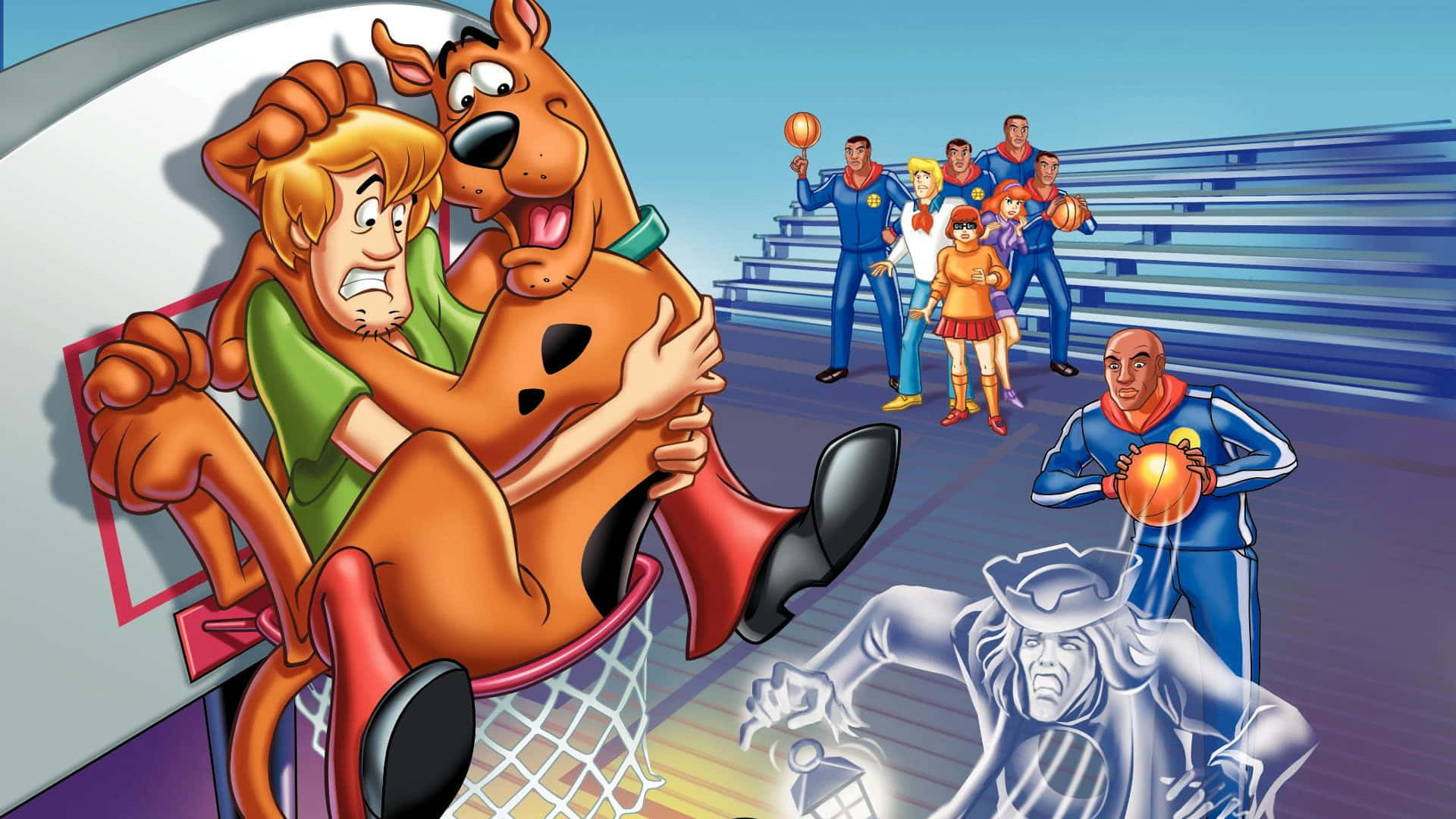 Scooby Doo 與籃球隊 壁紙