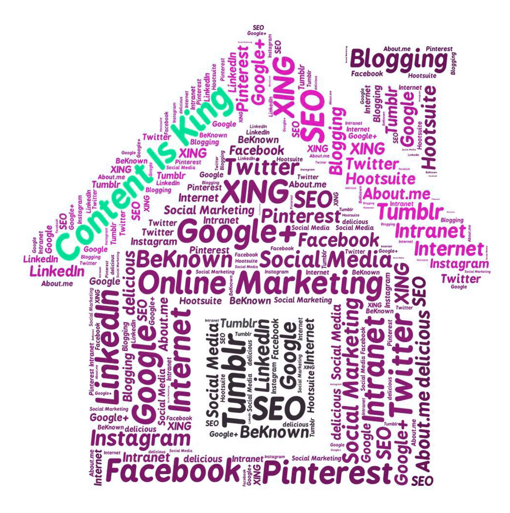 社交媒體SEO詞雲小屋 壁紙