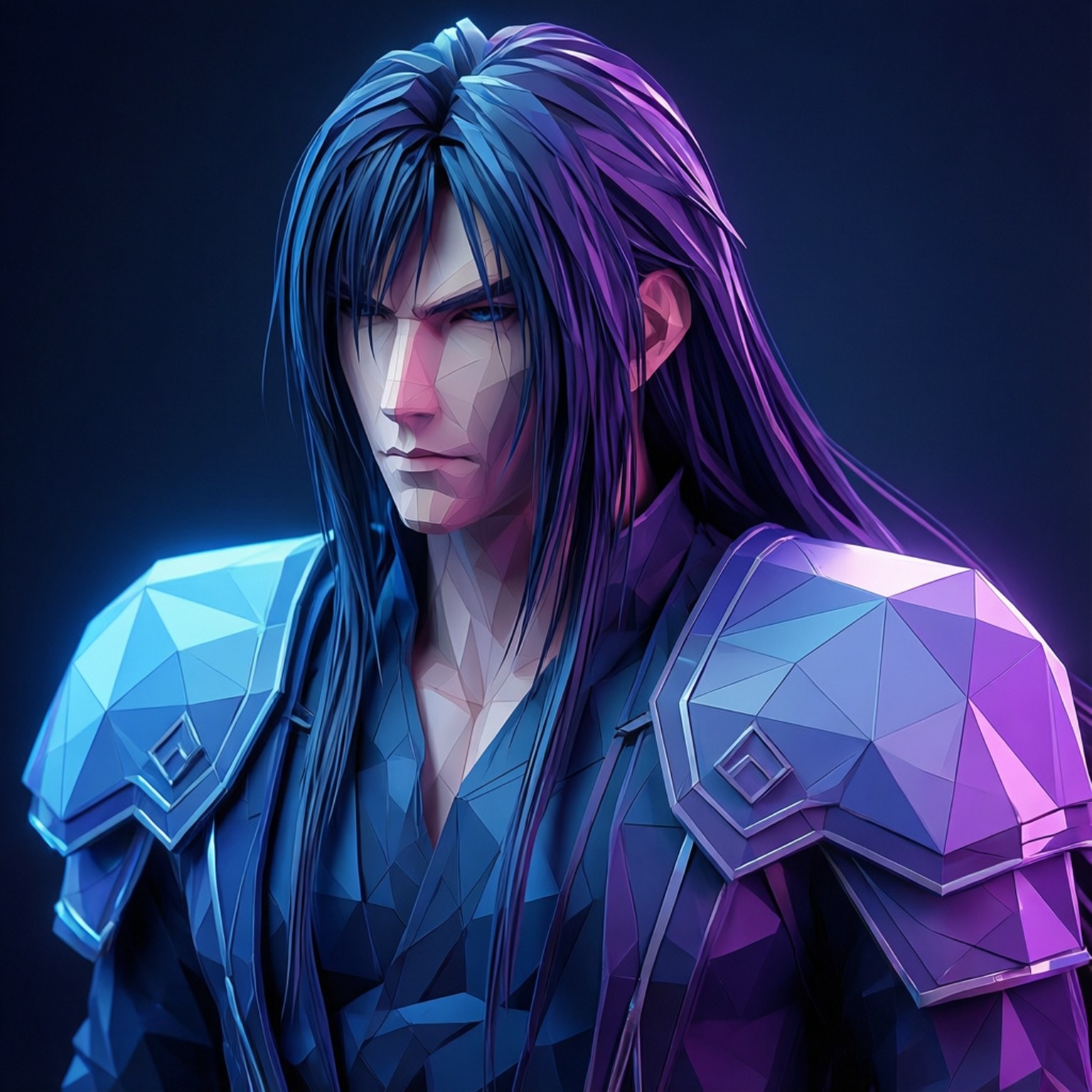 Sephiroth 幾何抽象 壁紙