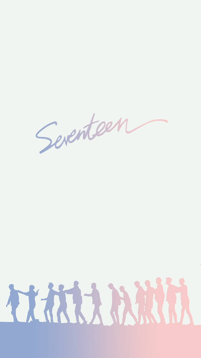 SEVENTEEN 玫瑰石英與寧靜色壁紙