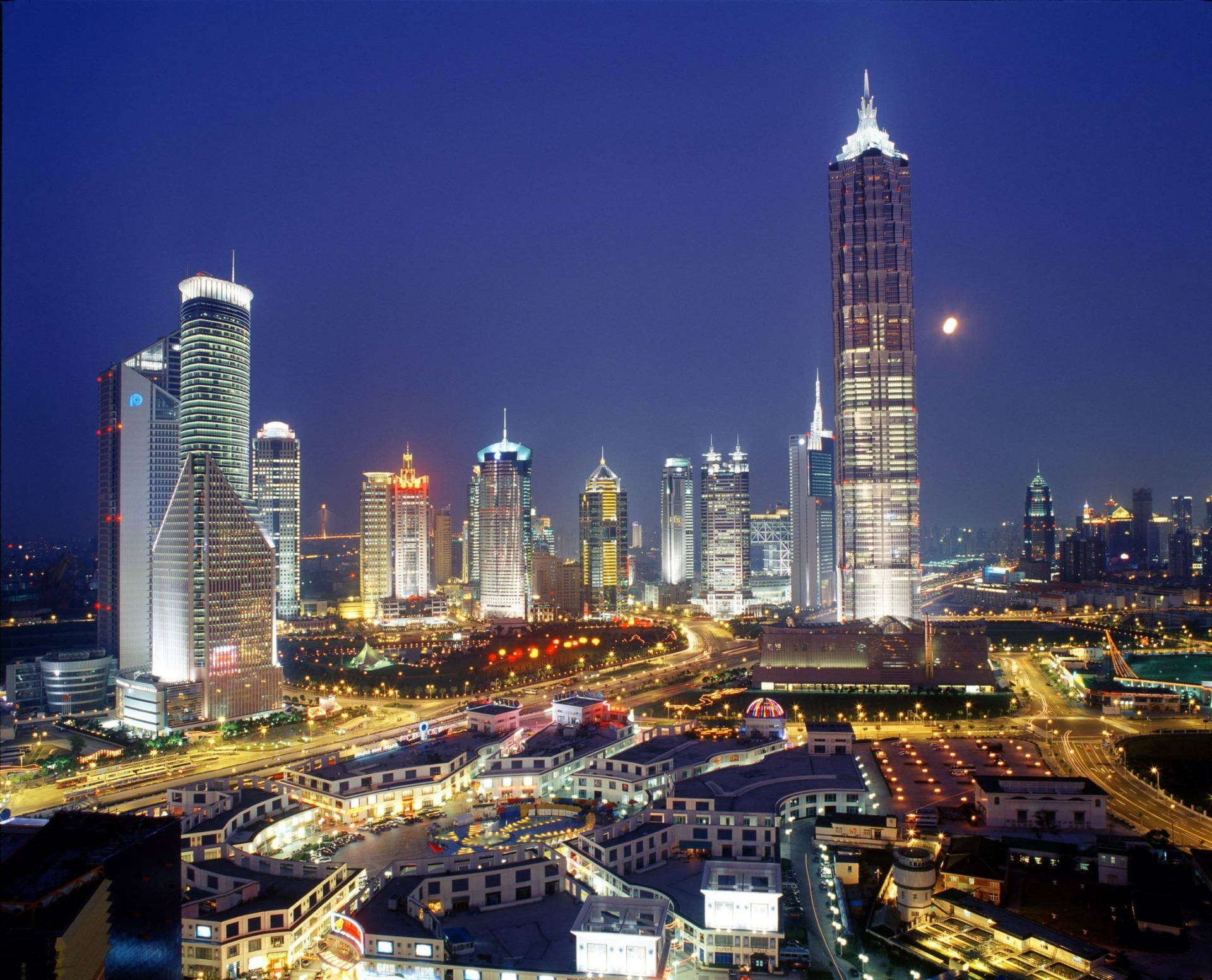 中國上海夜景壁紙