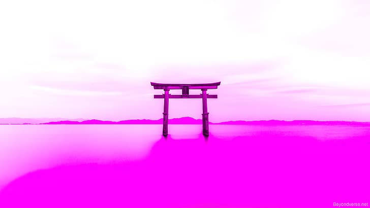 日本神社 4K 沙發風
