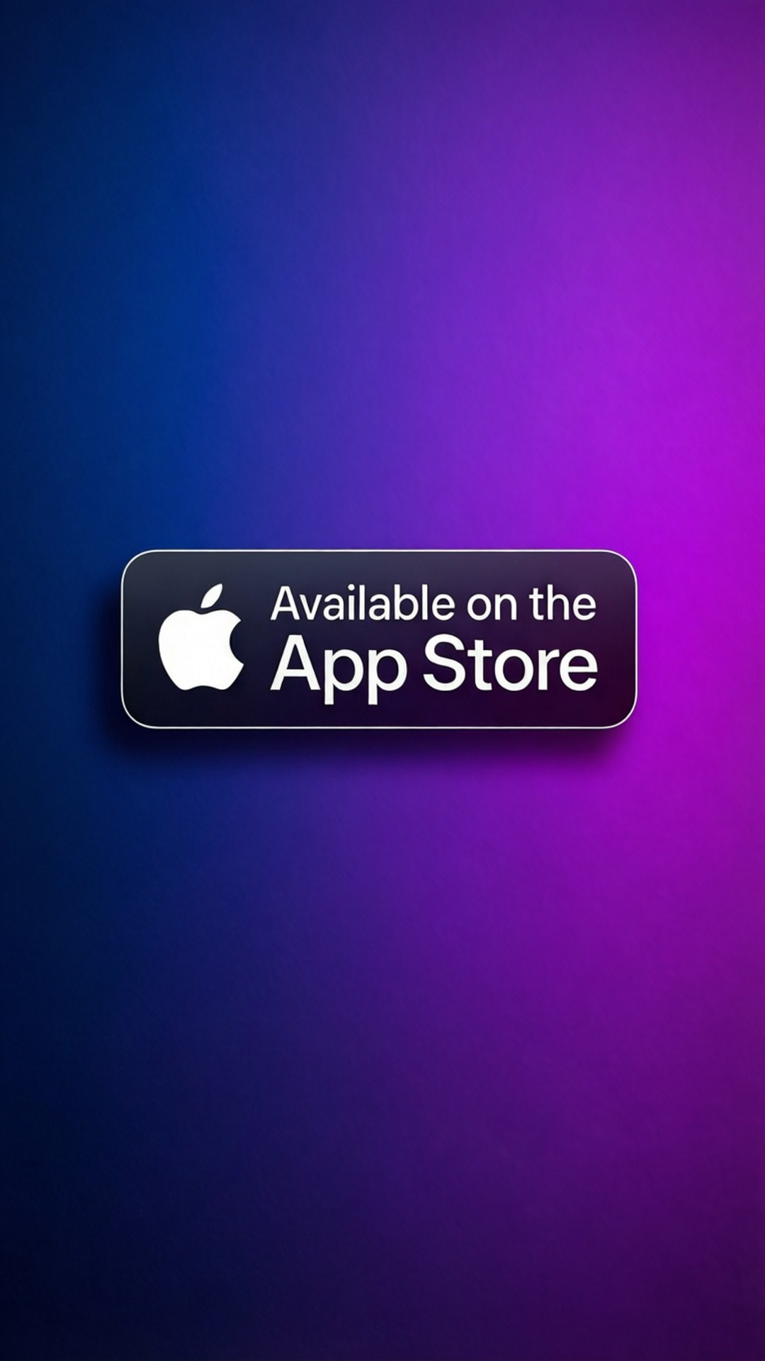 漸變背景上的 Apple App Store 可用性徽章