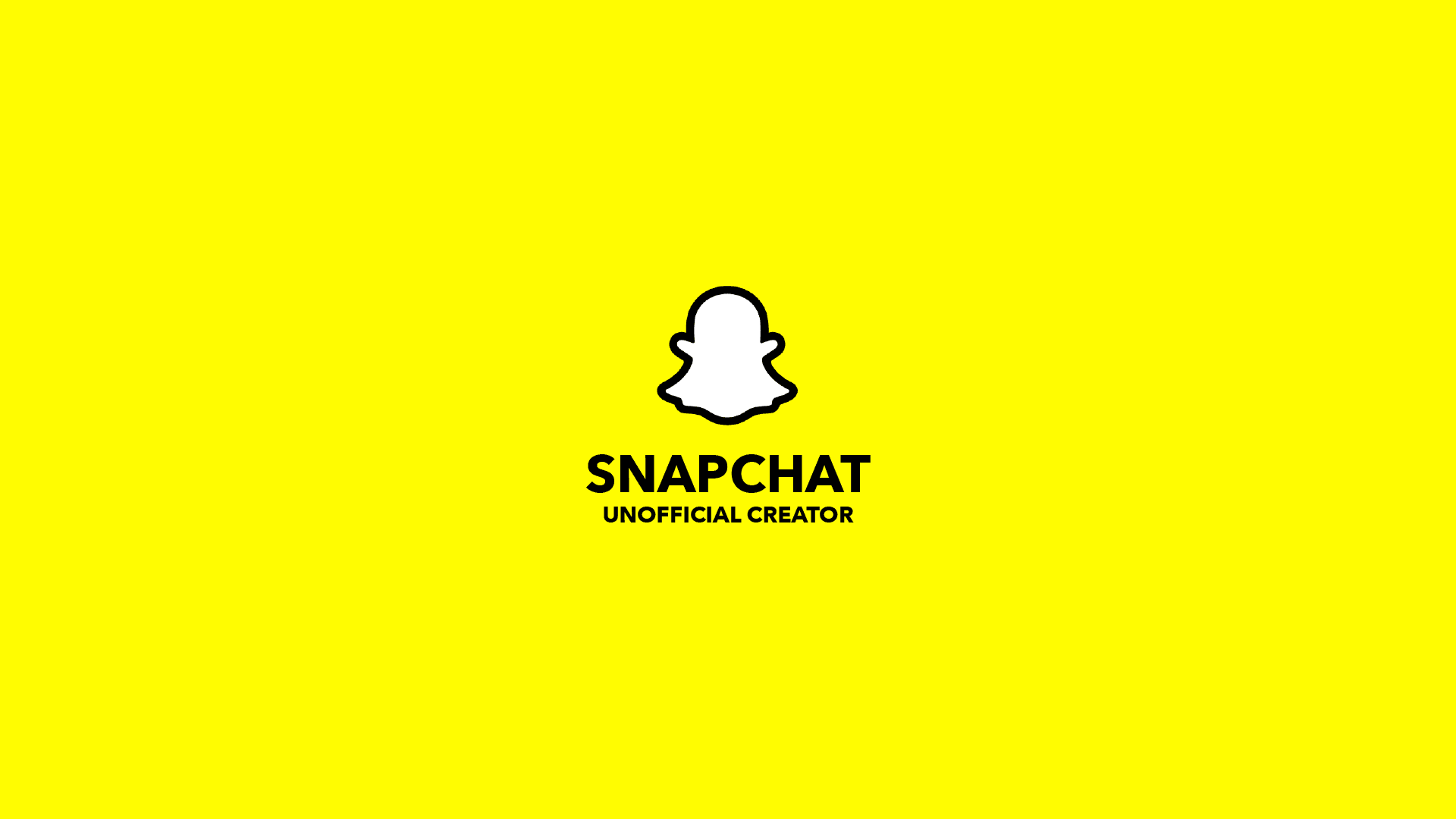Snapchat 非官方創作者標誌 壁紙