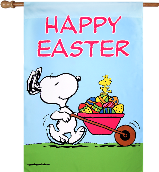 Snoopy Woodstock 復活節慶祝 壁紙