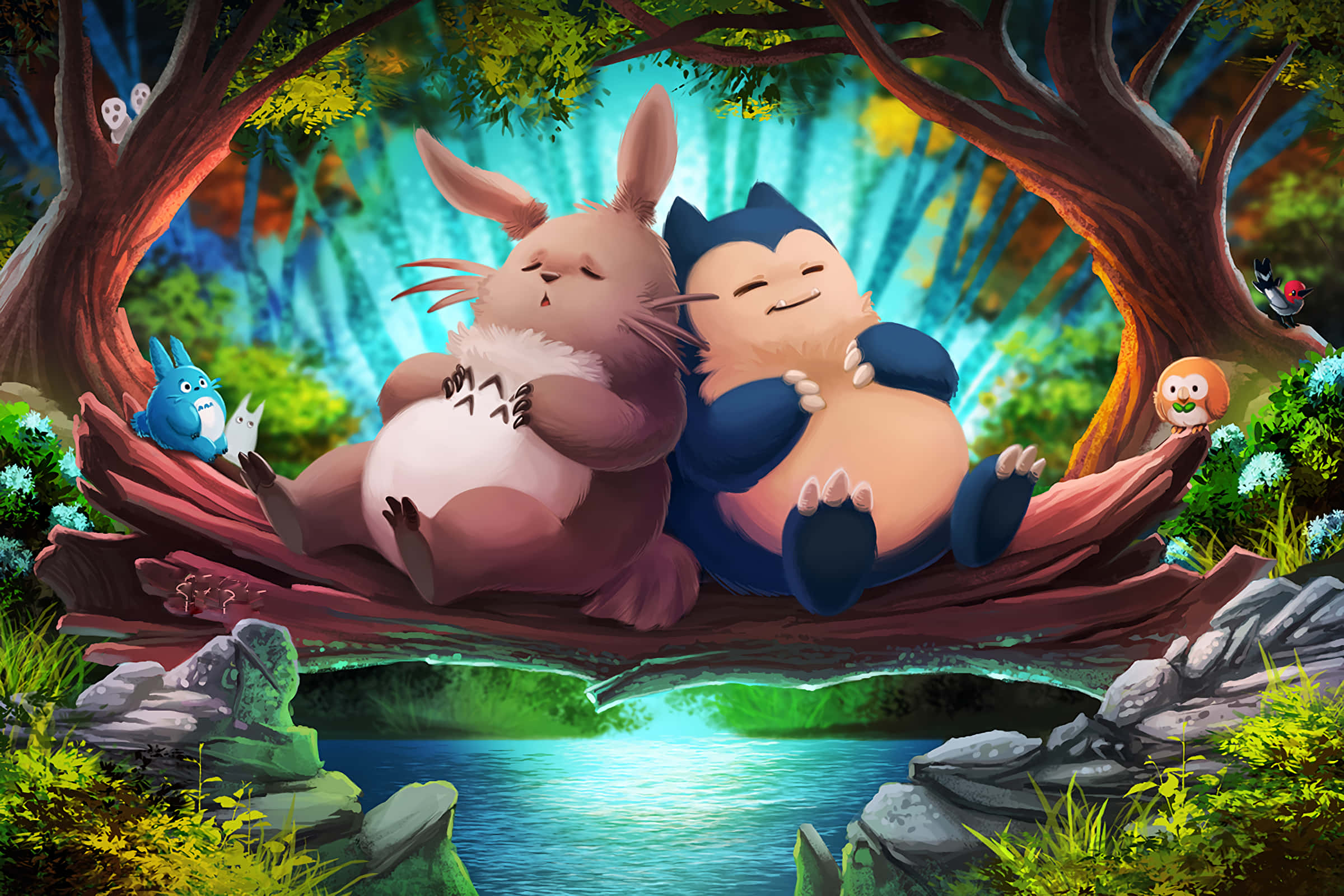 Snorlax 背景 壁紙