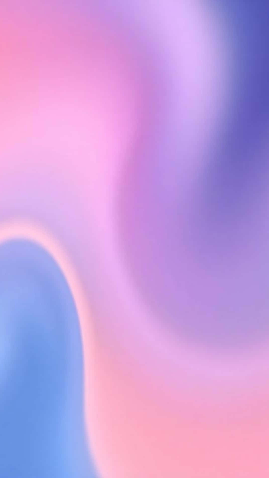 粉紅薰衣草和藍色的柔和粉彩漸變，流動的抽象圖案