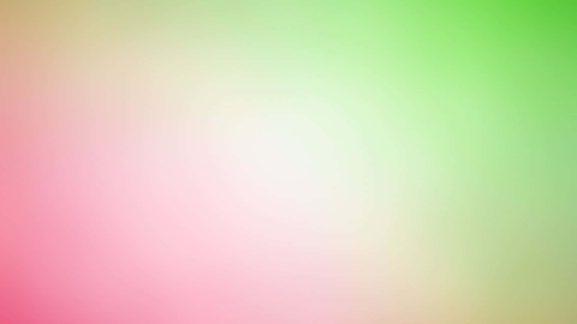  壁紙 — 柔和漸變牆紙，融合粉紅和綠色色調，中心為亮白色。