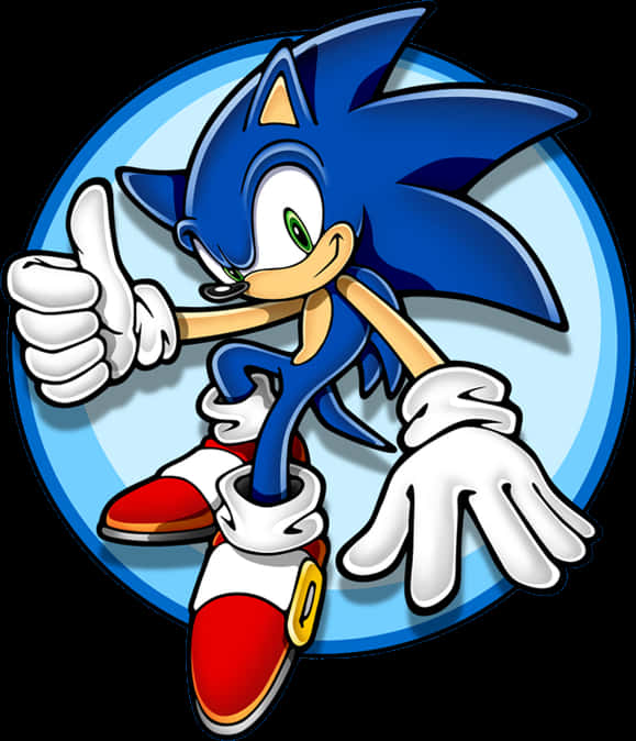 Sonic豎起拇指圖案 壁紙