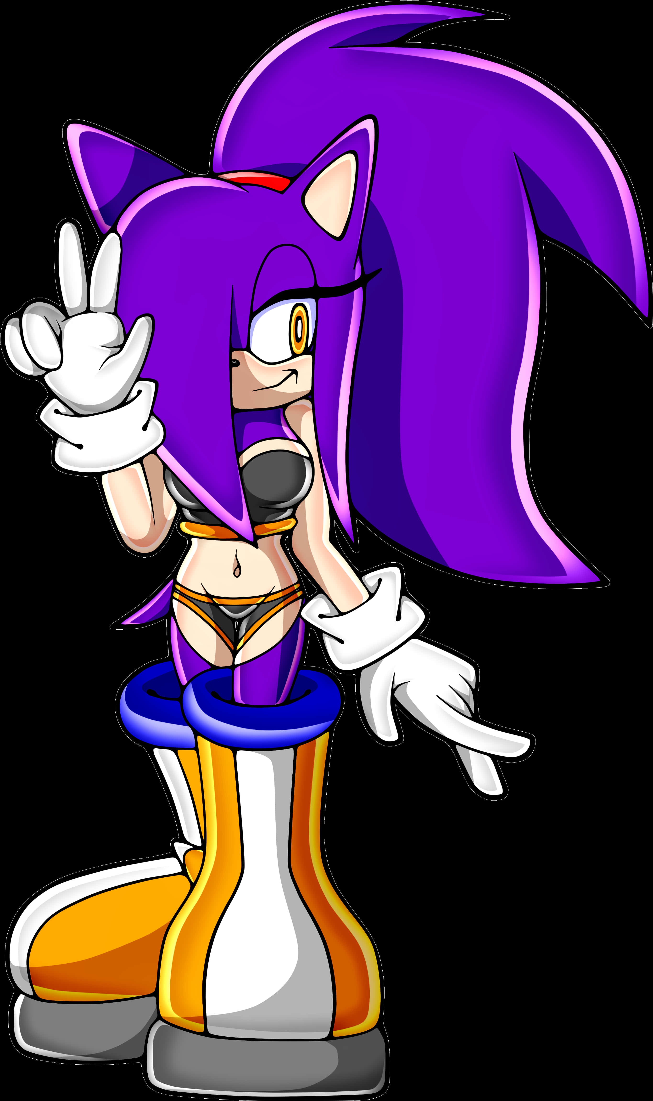 Sonic 角色 Nights Into Dreams 風格 壁紙