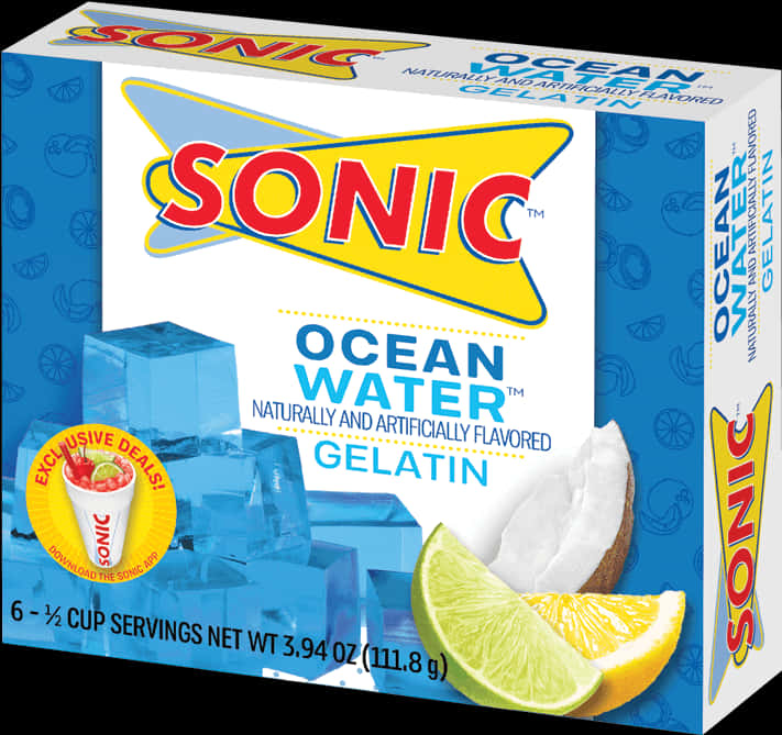 Sonic Ocean 水凝膠產品盒 壁紙