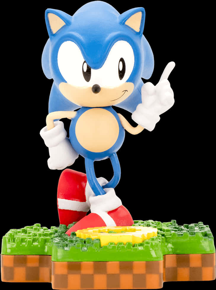Sonic 手指指向姿勢 壁紙
