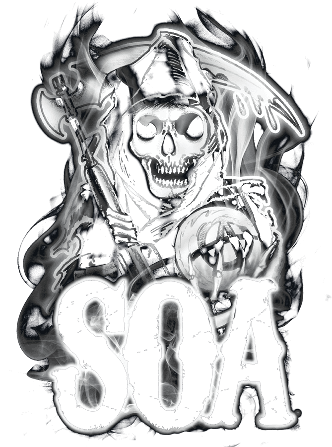 Sons of Anarchy 骷髏標誌 壁紙