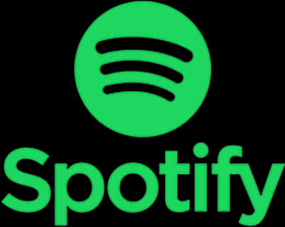 Spotify標誌 綠色黑色背景 壁紙