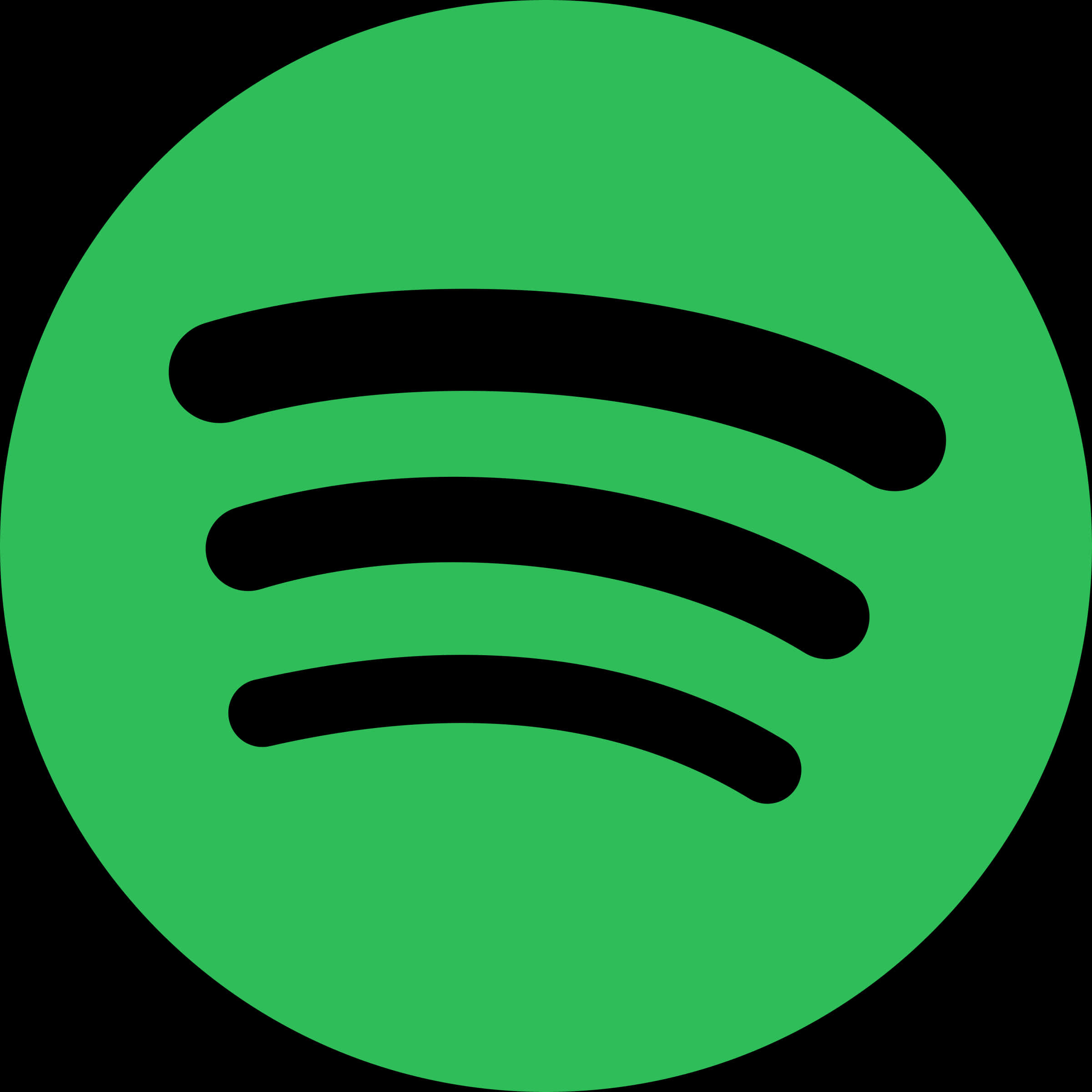 Spotify 標誌 綠色背景 壁紙