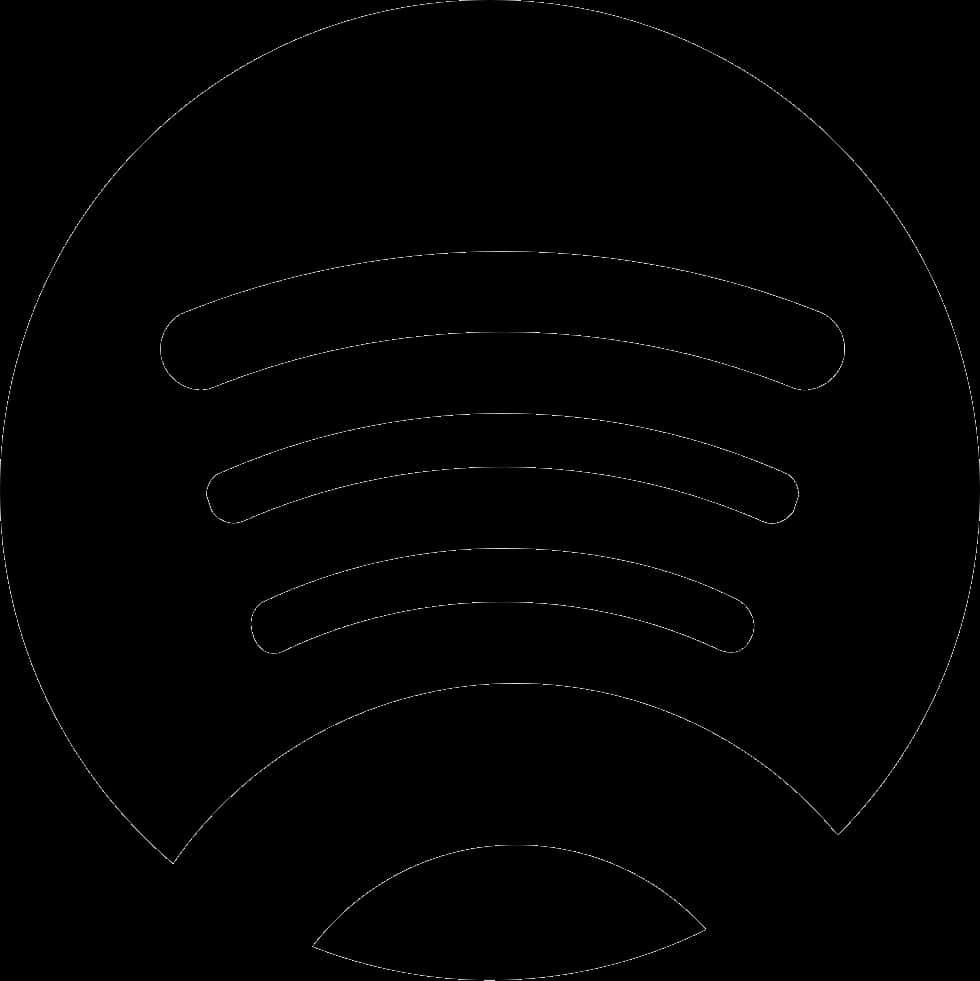 Spotify 標誌黑色背景 壁紙