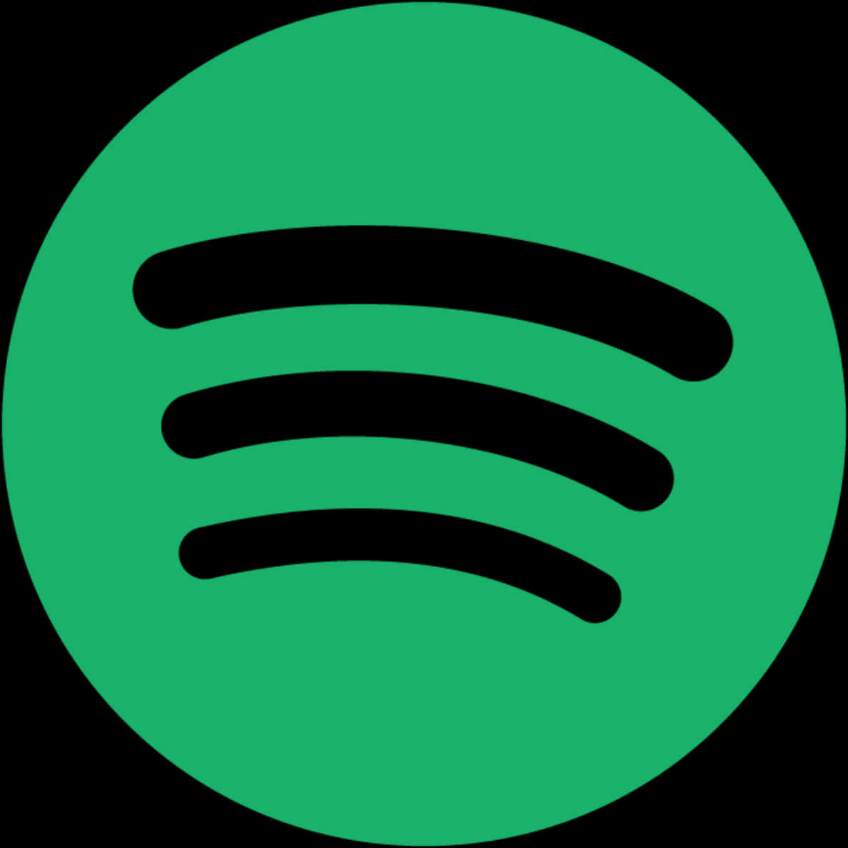 Spotify標誌綠色背景 壁紙