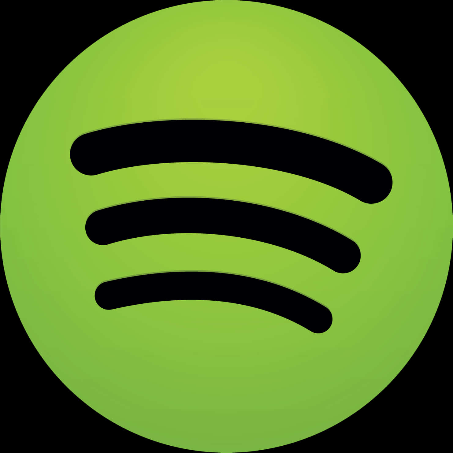 Spotify標誌綠色背景 壁紙