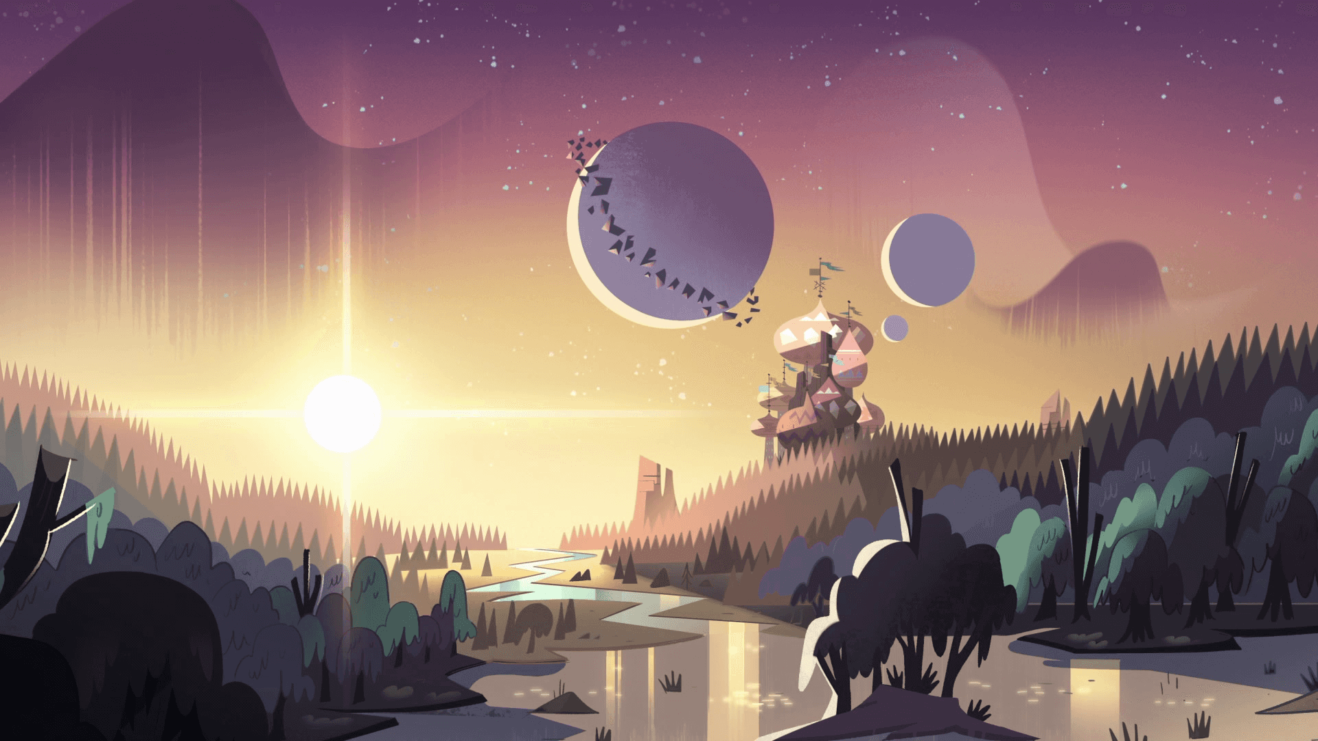 Star Vs The Forces of Evil 激烈戰鬥場景 壁紙