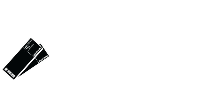 Stone Brewing 活動宣傳海報 壁紙 — 黑色背景，白色文字和圖形，宣傳RVA 2020的Stone's Throw Down，包含機票、旅遊和後台通行證。